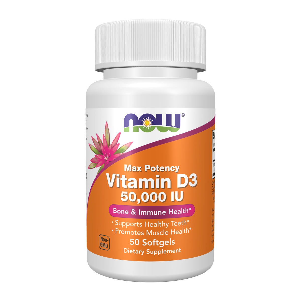 Vitamin D-3 50,000 IU - 50 Softgels
