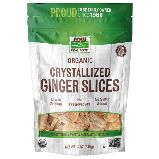 Ginger Slices, Crystallized & Organic - 12 oz.