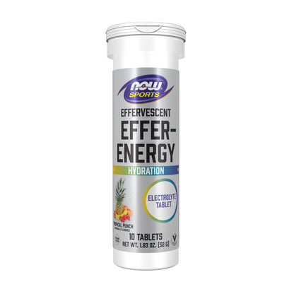 Effer-Energy Effervescent Tropical Punch - 10 Tablets/Tube
