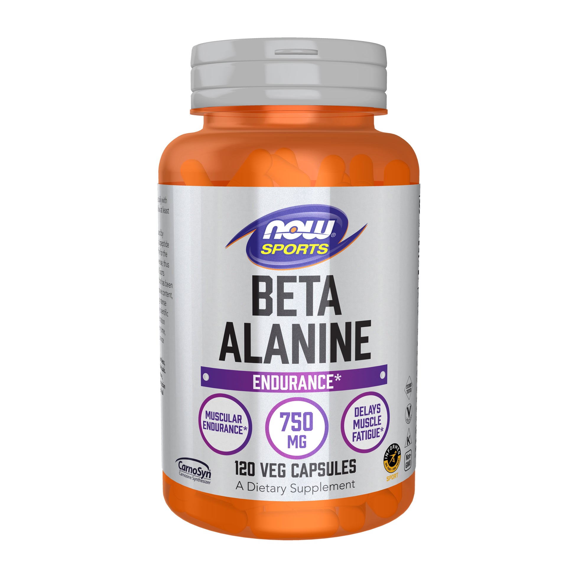 Beta-Alanine 750 mg - 120 Veg Capsules
