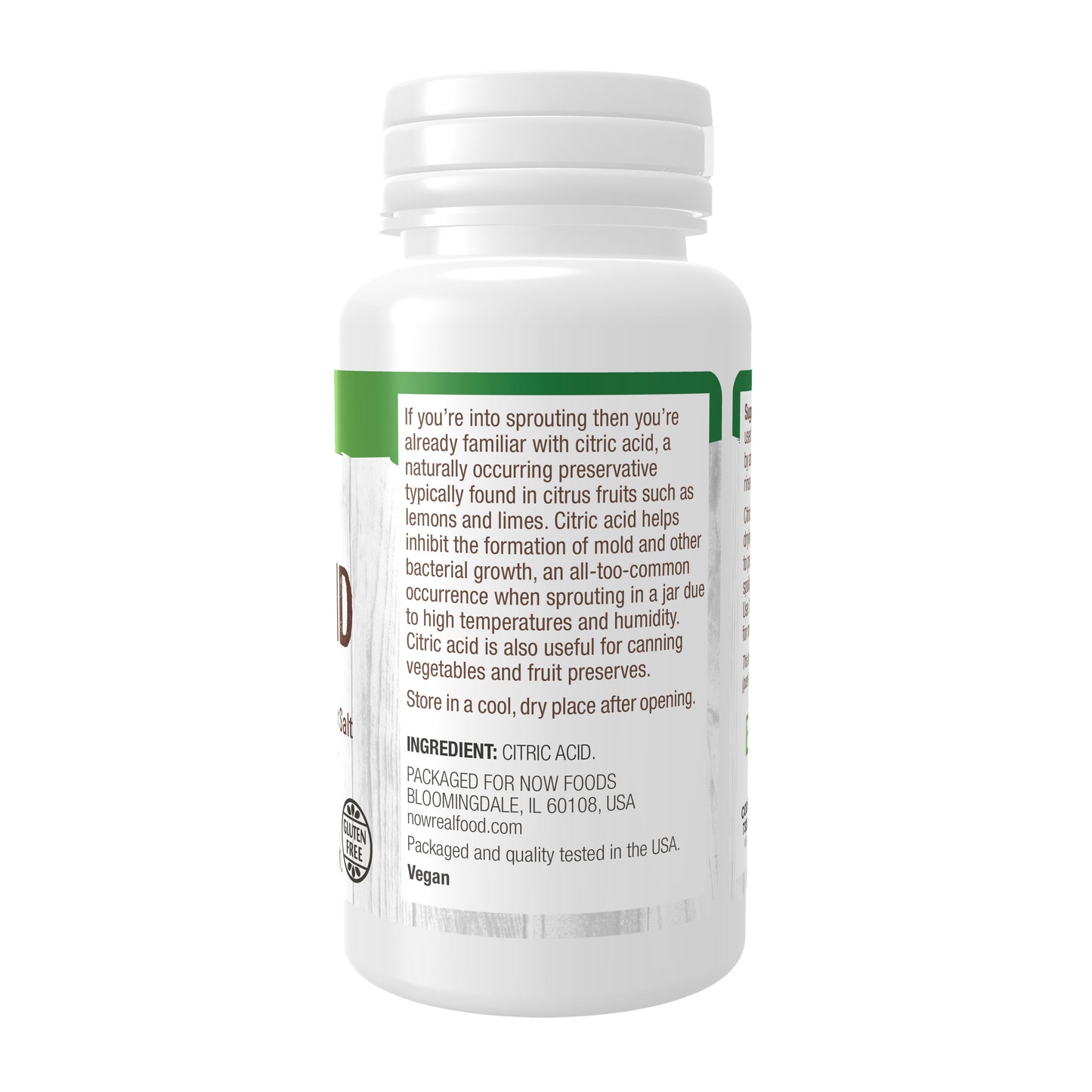 gluten free citric acid for food preservation