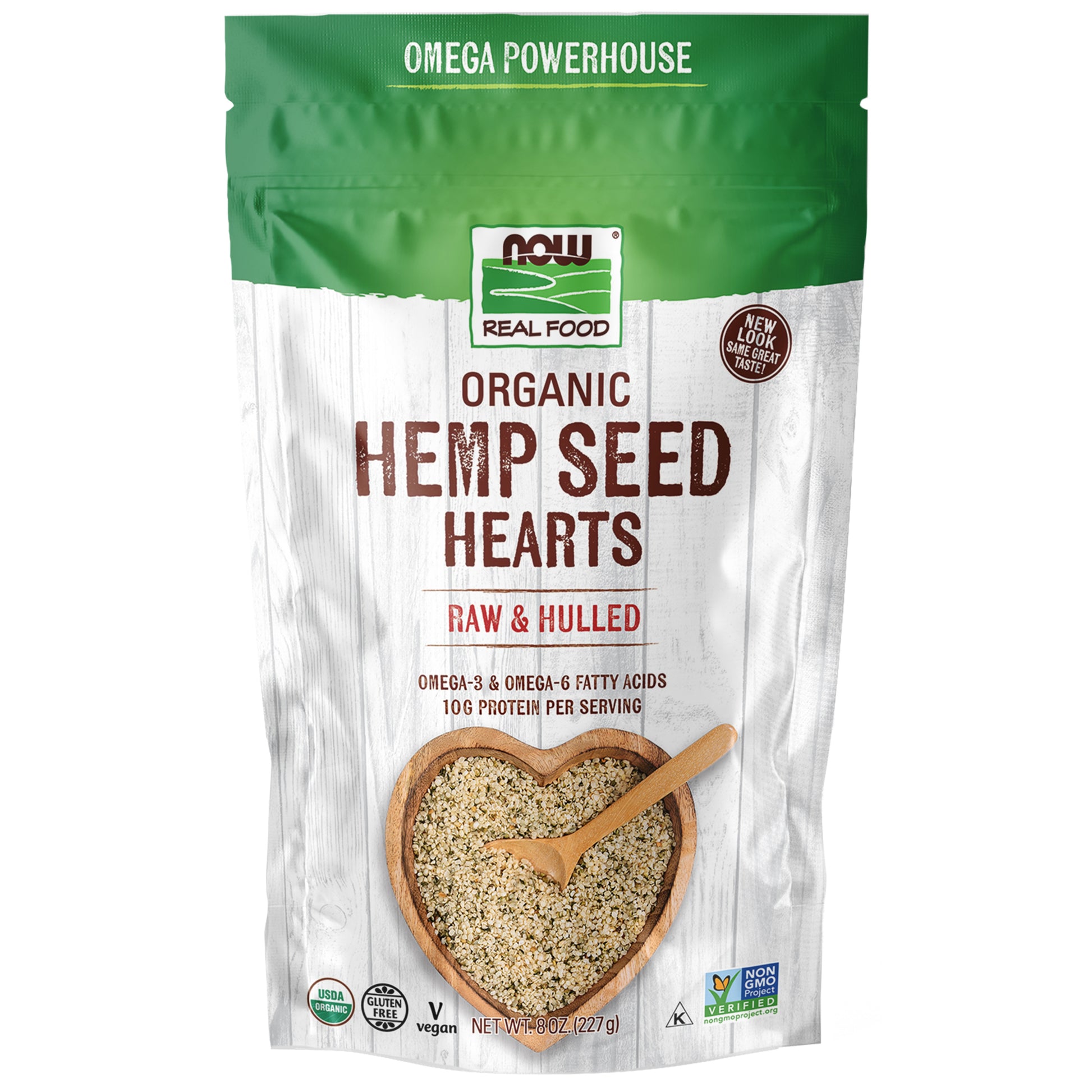 Hemp Seed Hearts, Organic - 8 oz.