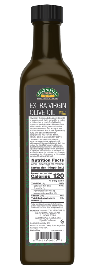 Organic Extra Virgin Olive Oil