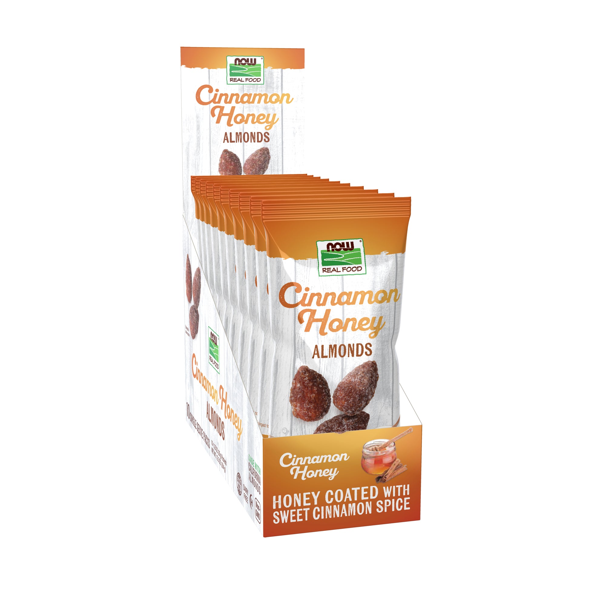 Almonds, Cinnamon Honey - 10 - 1.25 oz. (35g) Packets
