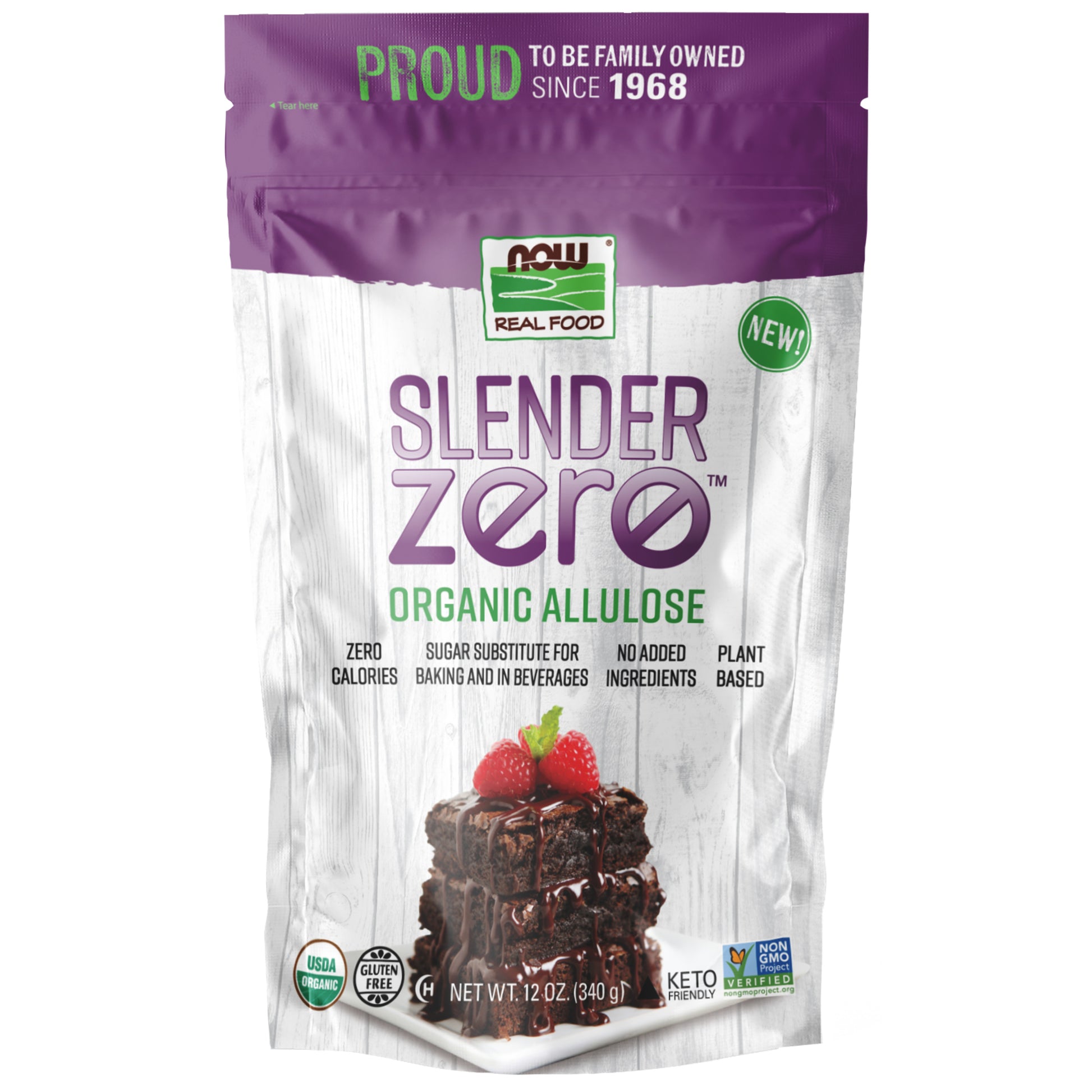 Slender Zero™ Allulose, Organic Powder - 12 oz.