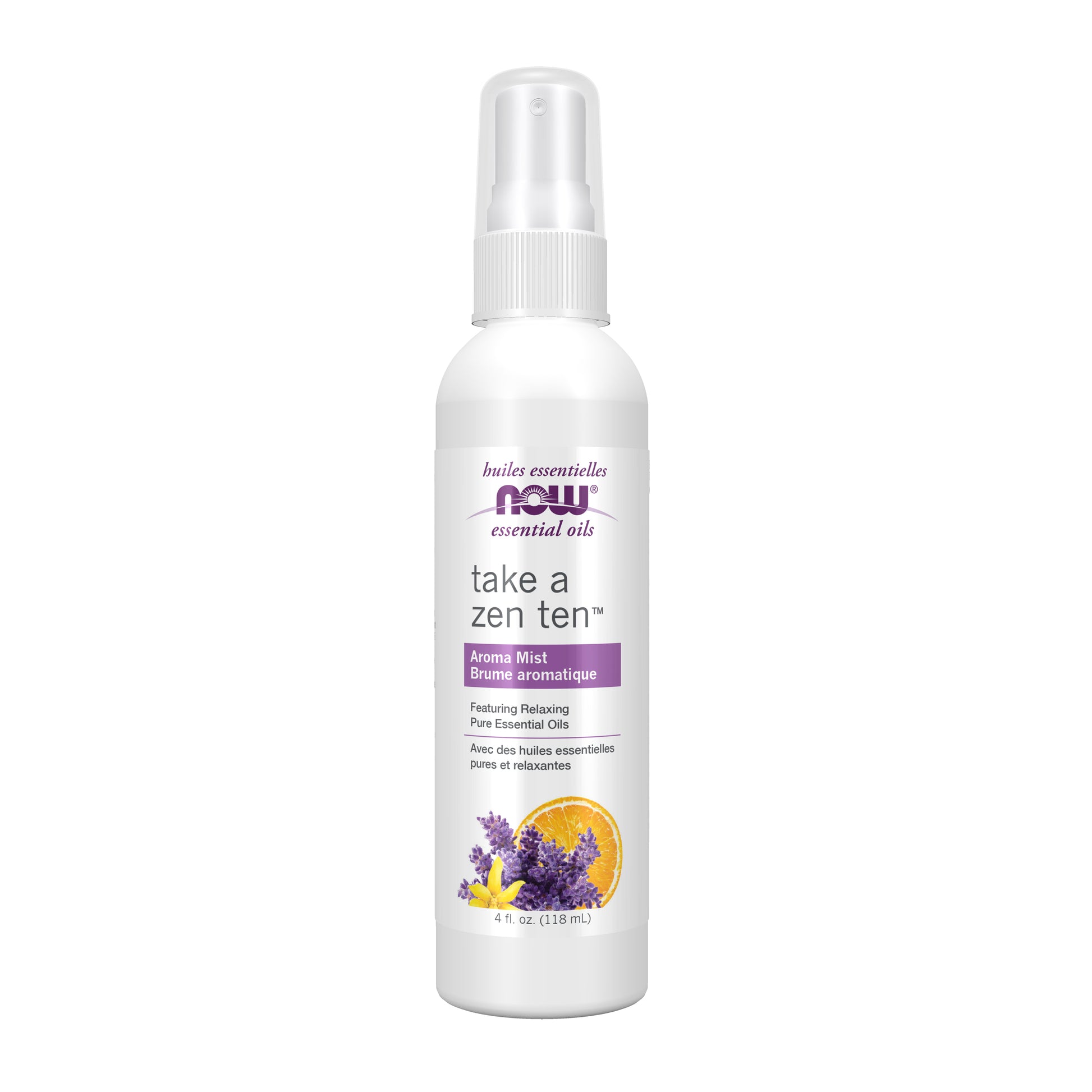 NOW Essential Oils,  Take A Zen Ten™ Aroma Mist Featuring Relaxing Pure Essential Oils