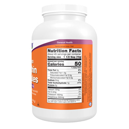 NOW Non-GMO Lecithin Granules 454 g dietary supplement bottle