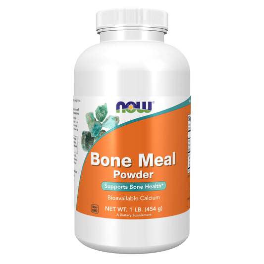 NOW Bone Meal Powder supplement for bone health support