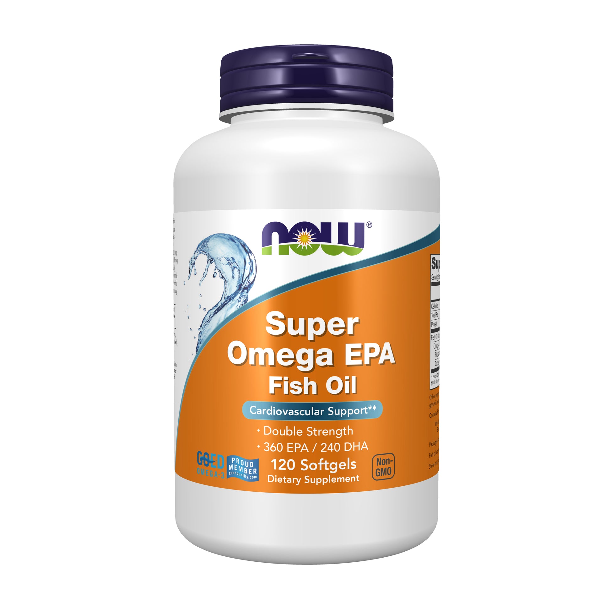 Super Omega EPA Fish Oil, Double Strength - 120 Softgels
