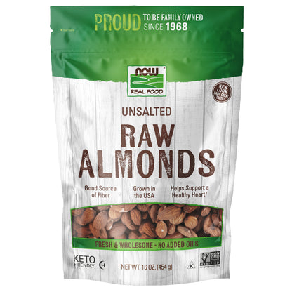 Almonds, Raw & Unsalted - 16 oz.