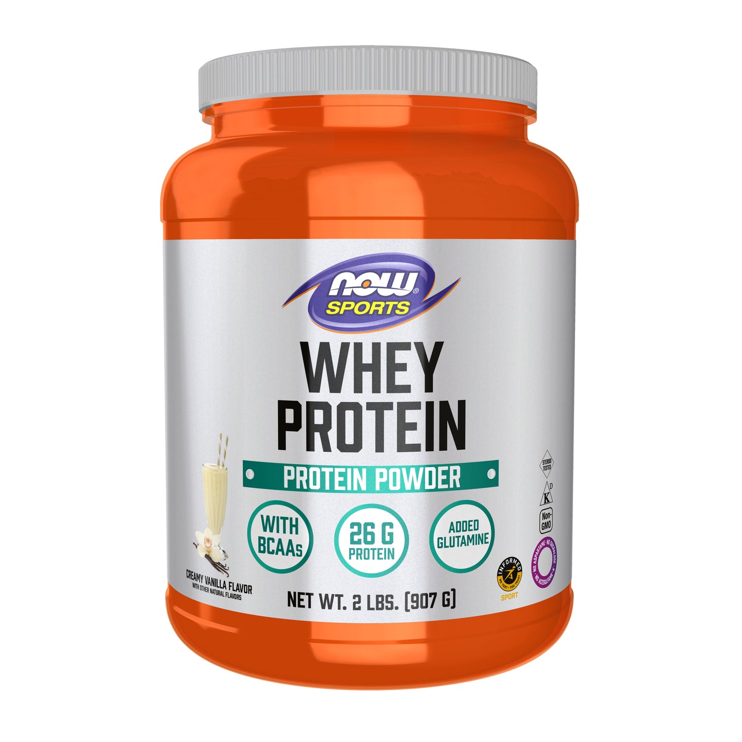 Whey Protein, Creamy Vanilla Powder - 2 lbs.