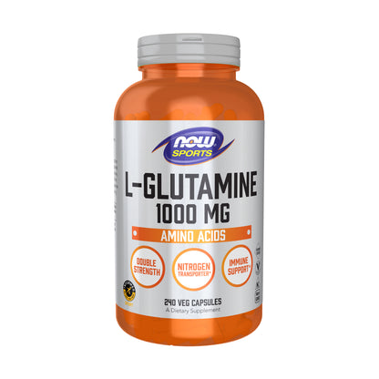 L-Glutamine, Double Strength 1000 mg - 240 Veg Capsules
