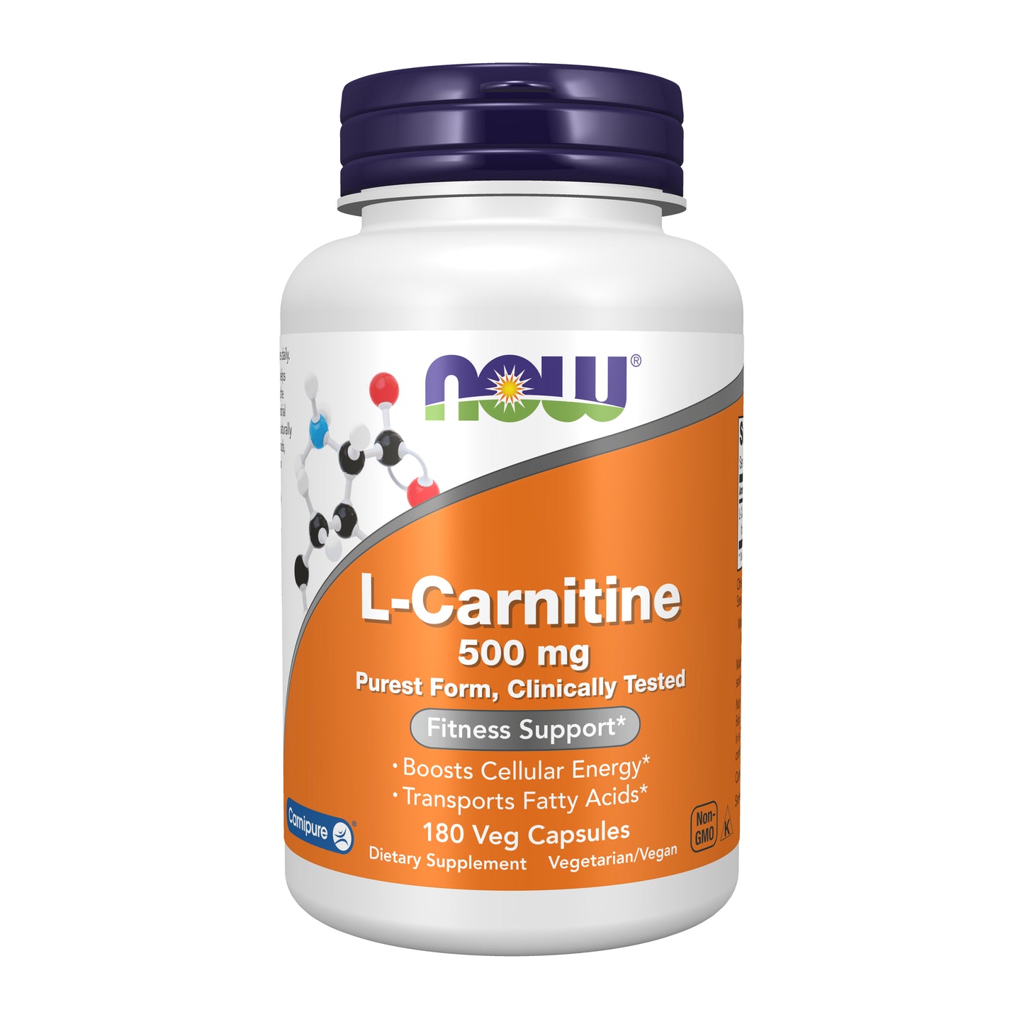 L-Carnitine 500 mg - 180 Veg Capsules