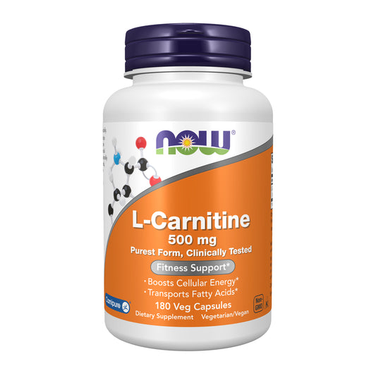 L-Carnitine 500 mg - 180 Veg Capsules