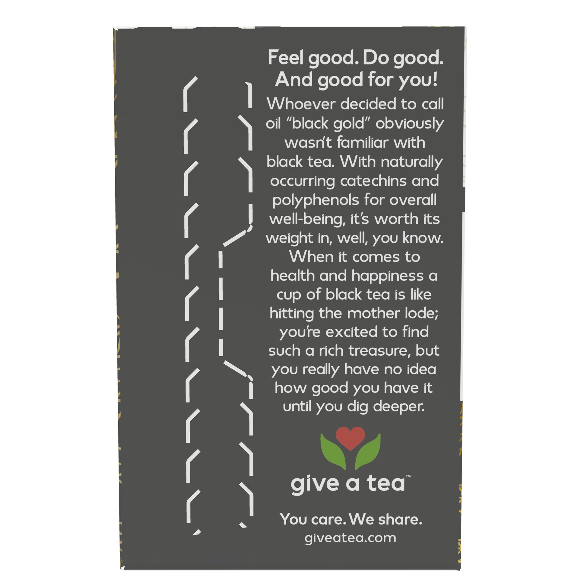 NOW Give a Tea Organic Black Tea deep rich flavorful tea
