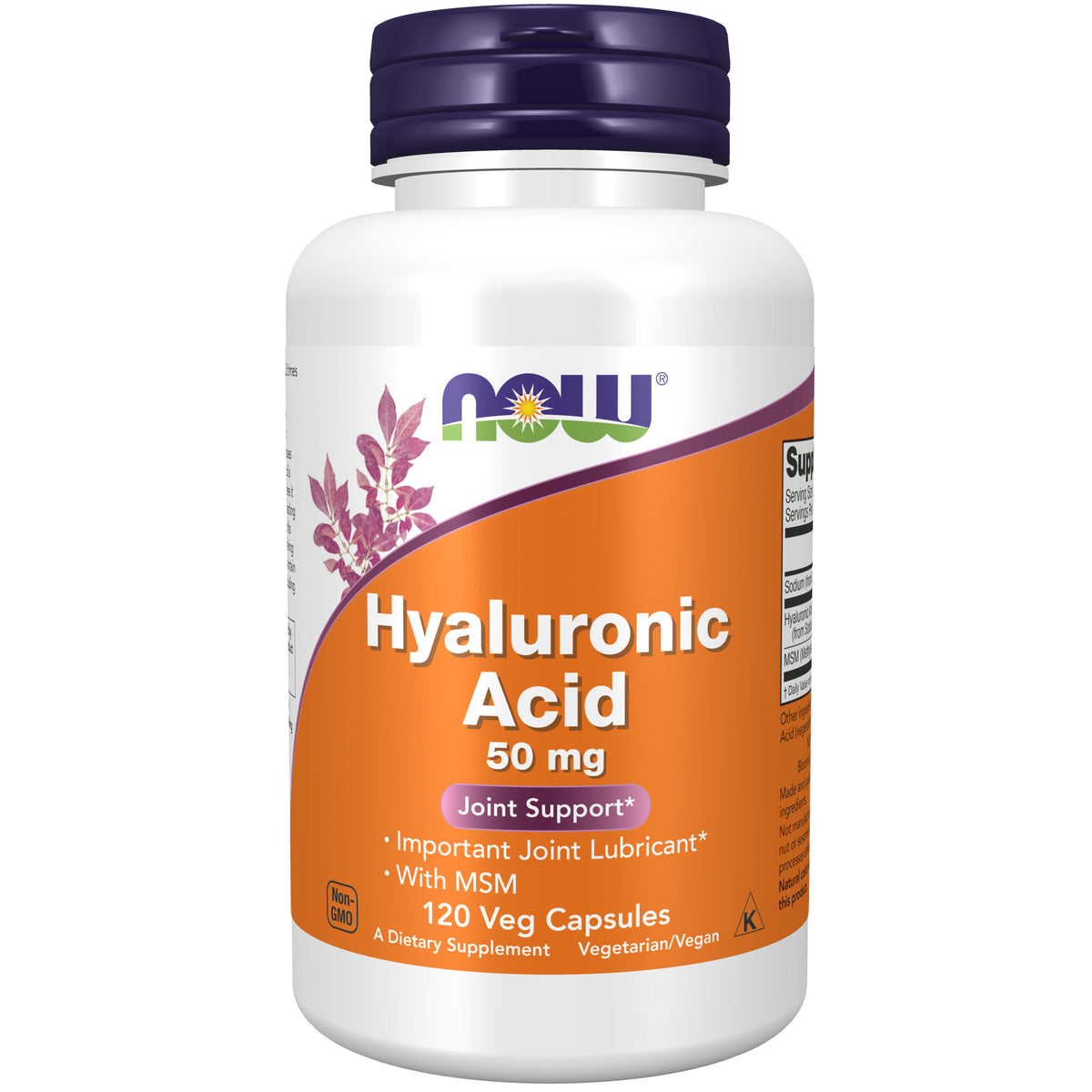Hyaluronic Acid 50 mg - 120 Veg Capsules