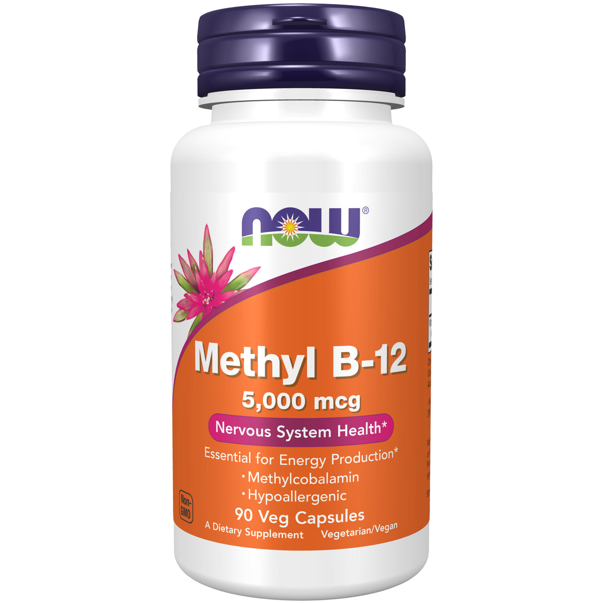 Methyl B-12 5000 mcg - 90 Veg Capsules