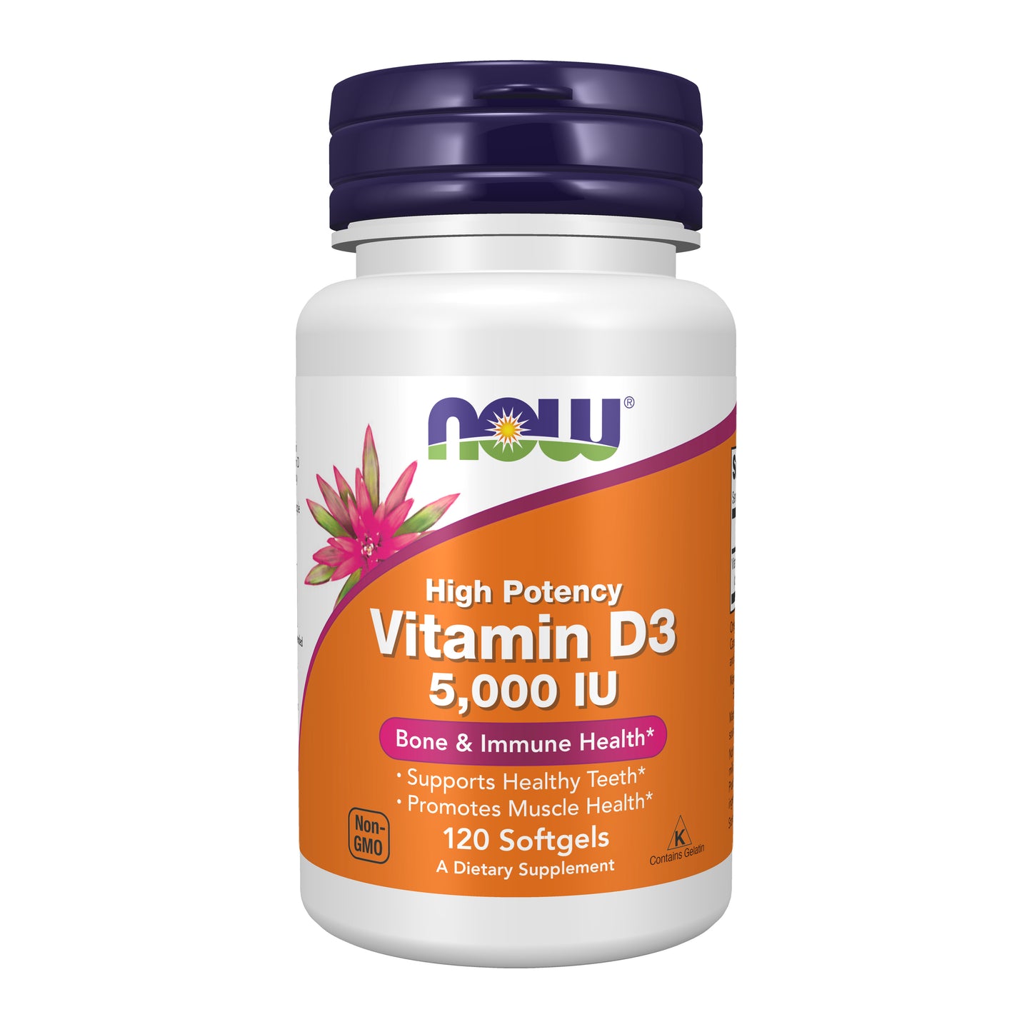 Vitamin D-3 5000 IU - 120 Softgels