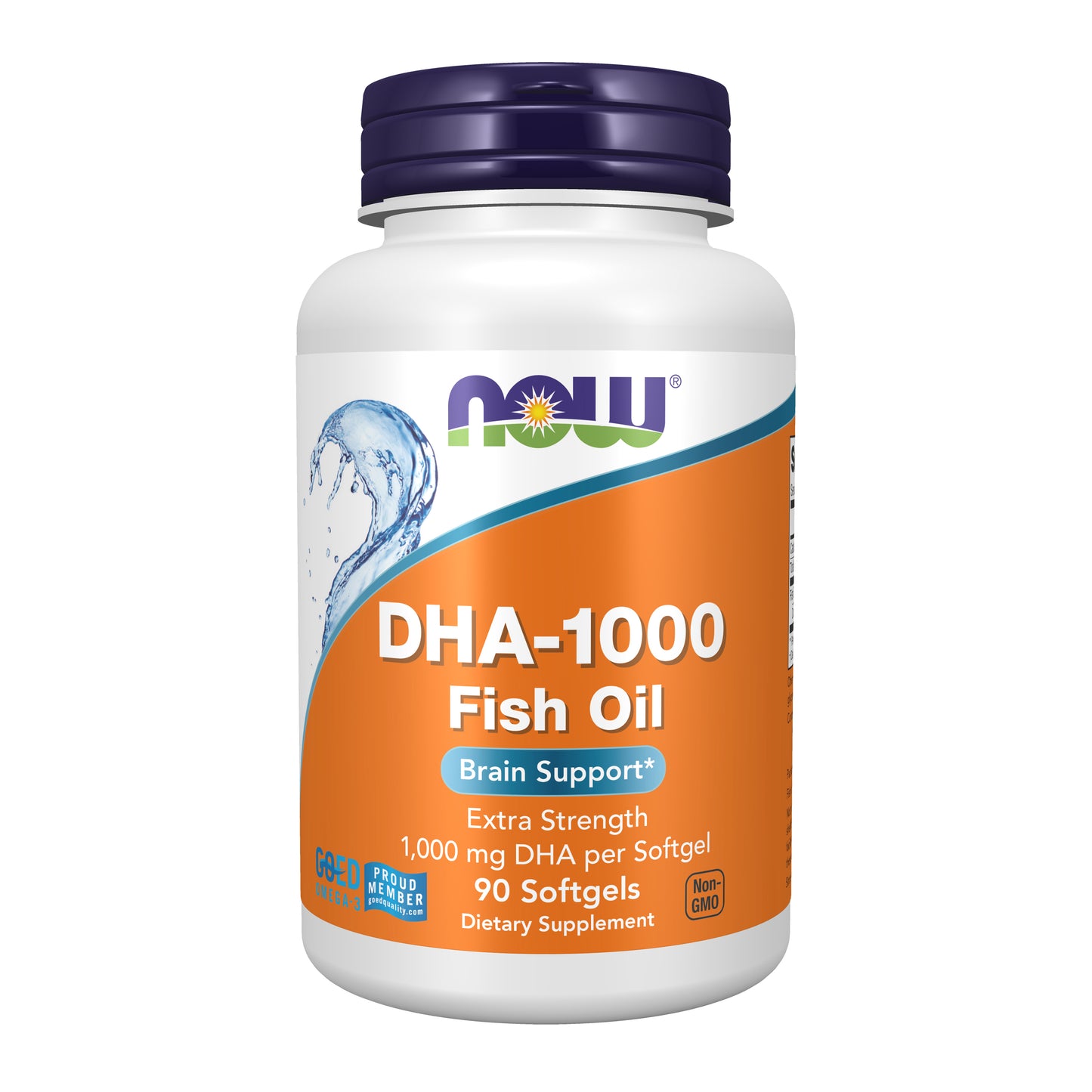 DHA-1000 Fish Oil, Extra Strength - 90 Softgels