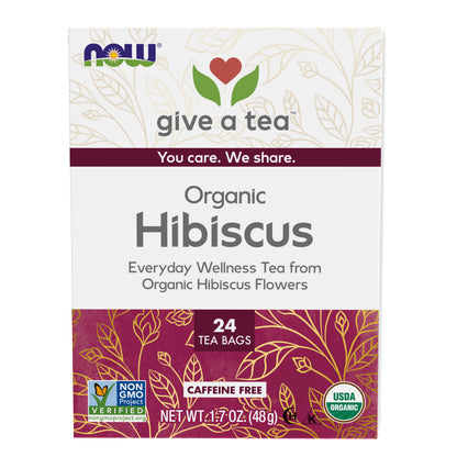 Hibiscus Tea, Organic - 24 Tea Bags