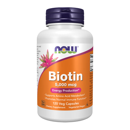 Biotin 5,000 mcg - 120 Veg Capsules