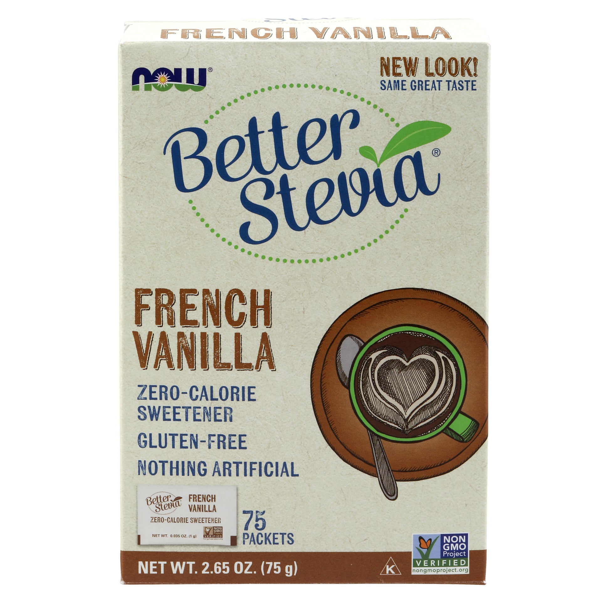BetterStevia® French Vanilla - 75 Packets/Box