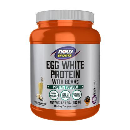 Egg White Protein, Creamy Vanilla Powder - 1.5 lbs.