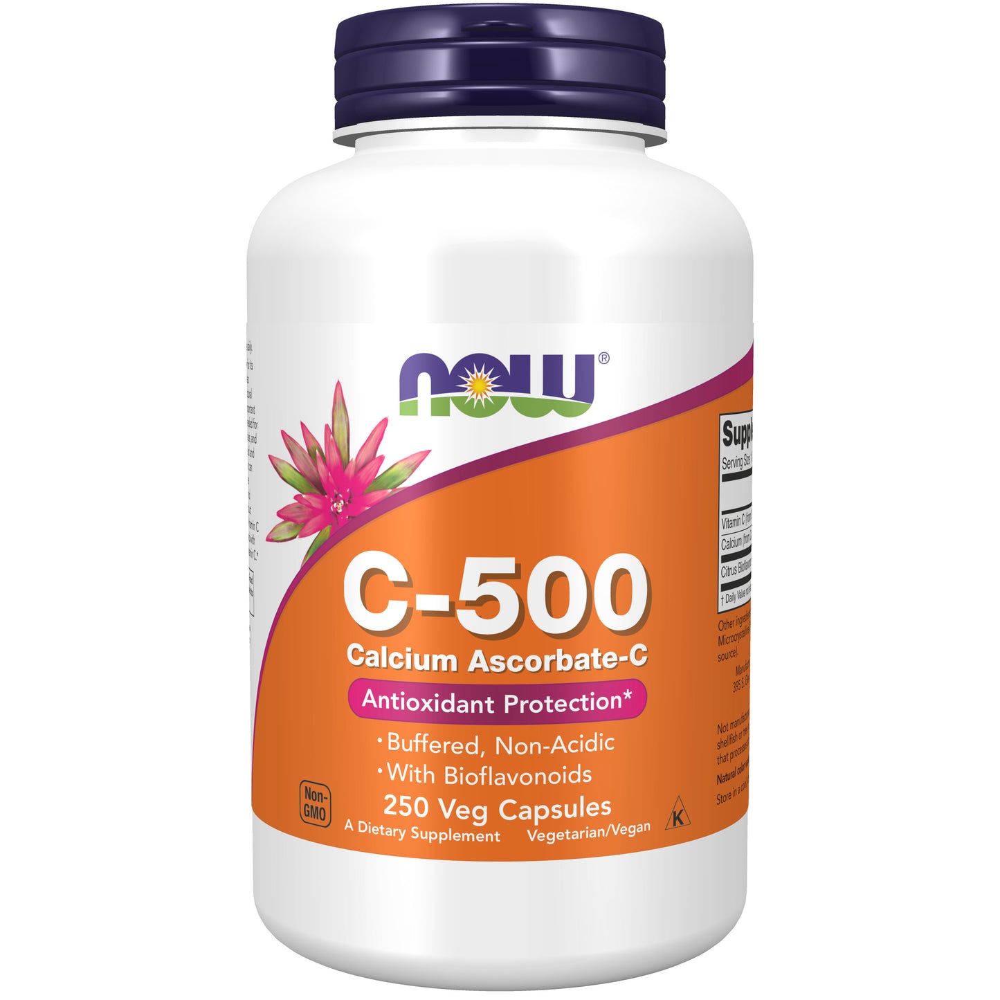 Vitamin C-500 Calcium Ascorbate-C - 250 Veg Capsules