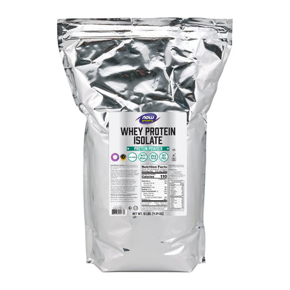 Whey Protein Isolate, Unflavored Powder - 10 lbs.