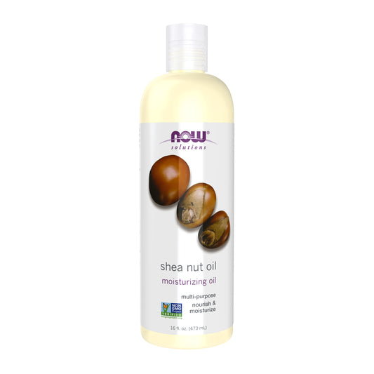 NOW Solutions Shea Nut Oil bottle, 16 oz