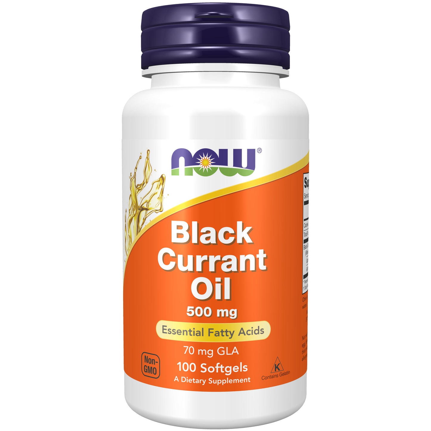 Black Currant Oil 500 mg - 100 Softgels