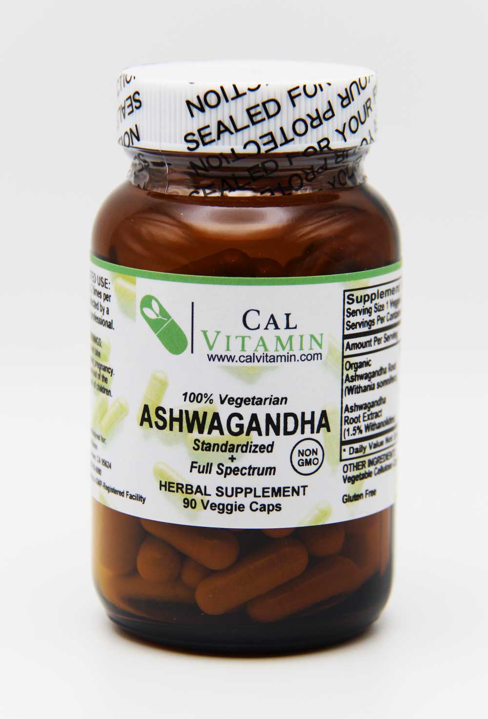 CalVitamin Ashwagandha Standardized Full Spectrum