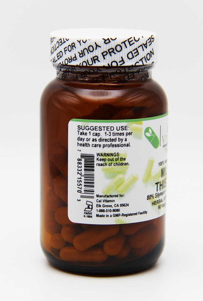 CalVitamin 100% Vegetarian Milk Thistle 90 Veggie Caps