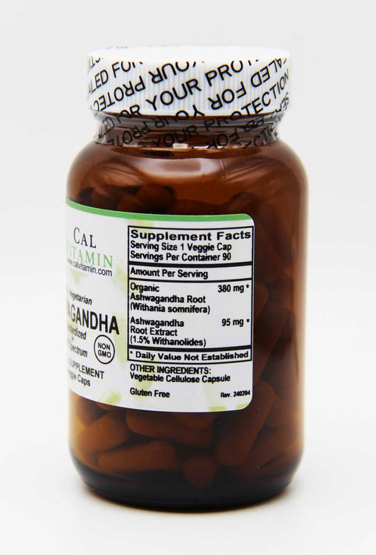 CalVitamin Ashwagandha Standardized Full Spectrum
