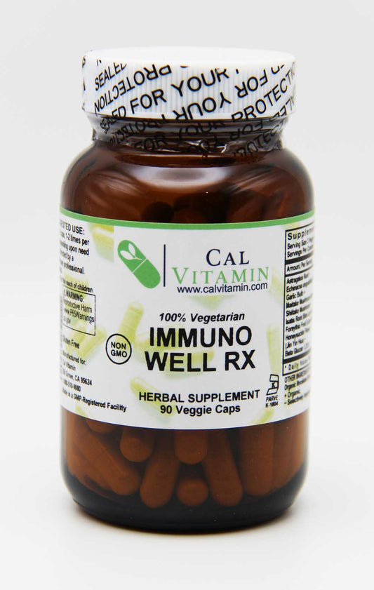 CalVitamin Immuno Well RX Herbal Immune Support 90 Veggie Capsules