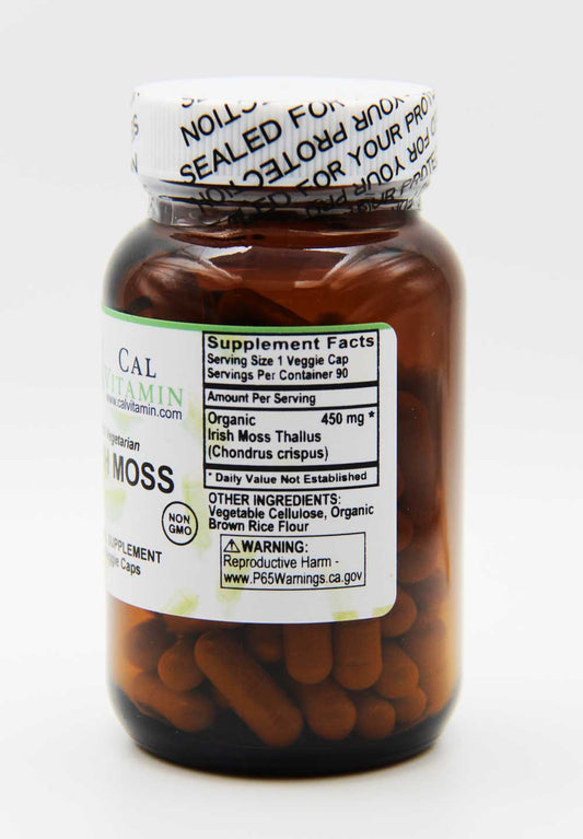 CalVitamin Organic Irish Moss 450 mg 90 Veggie Capsules