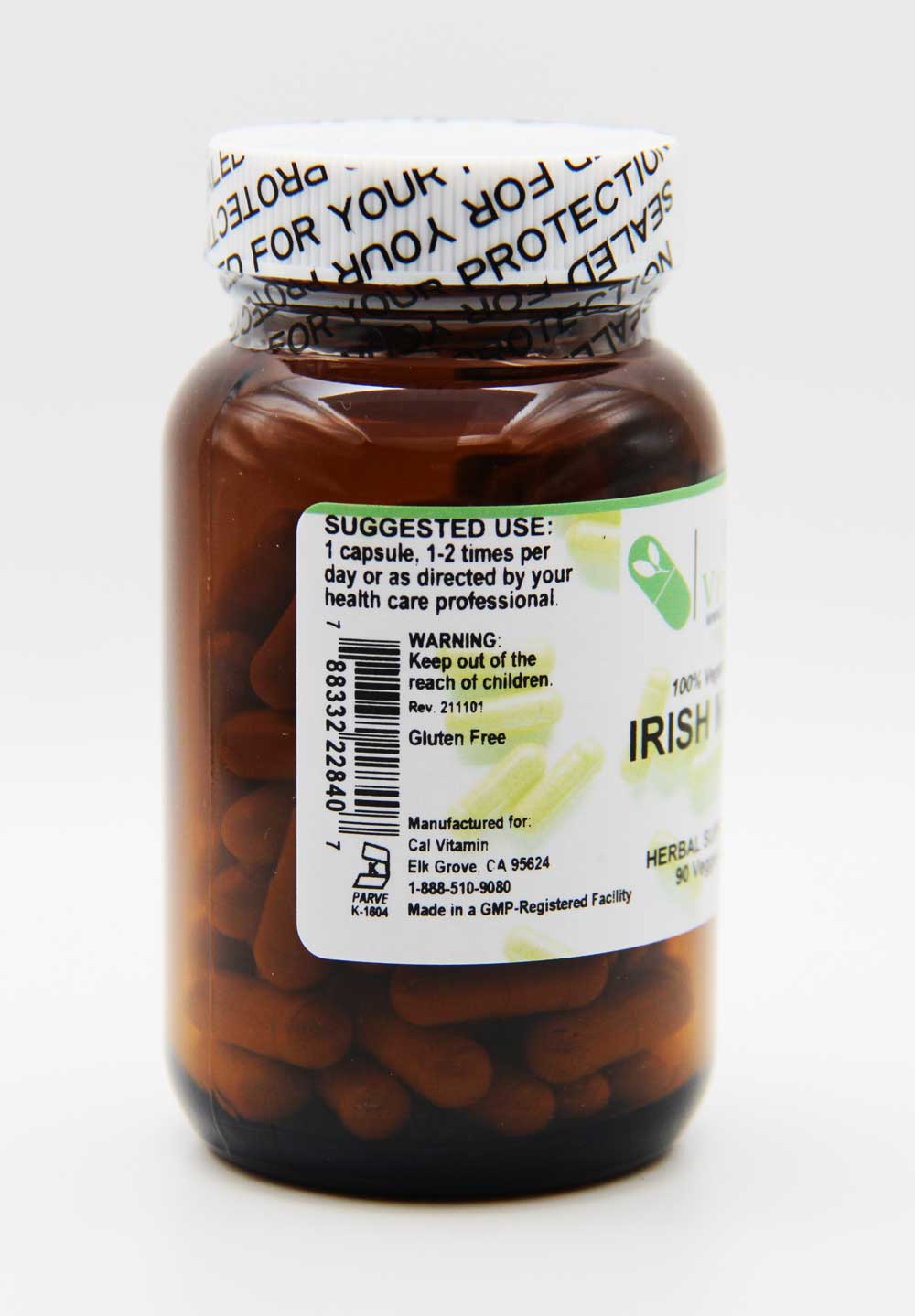 CalVitamin Organic Irish Moss 450 mg 90 Veggie Capsules