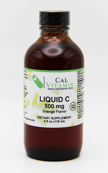 CalVitamin Liquid C 500 mg Orange Flavor