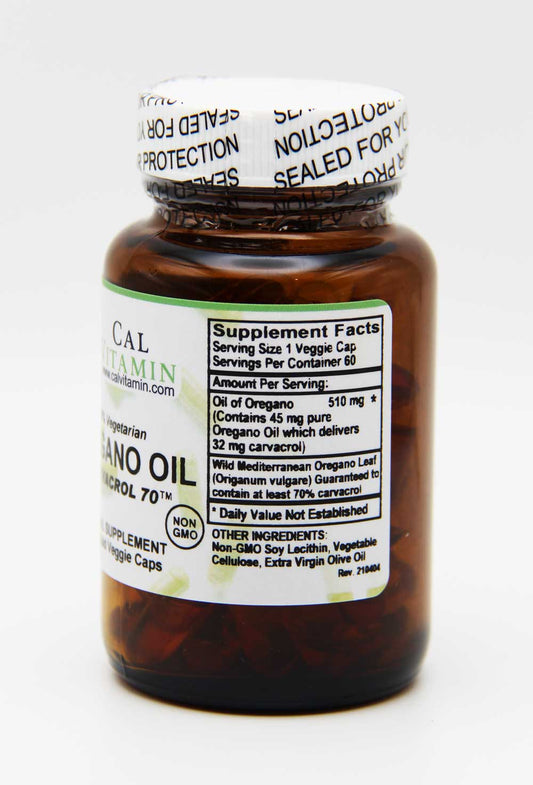 CalVitamin Oregano Oil Carvacrol 70