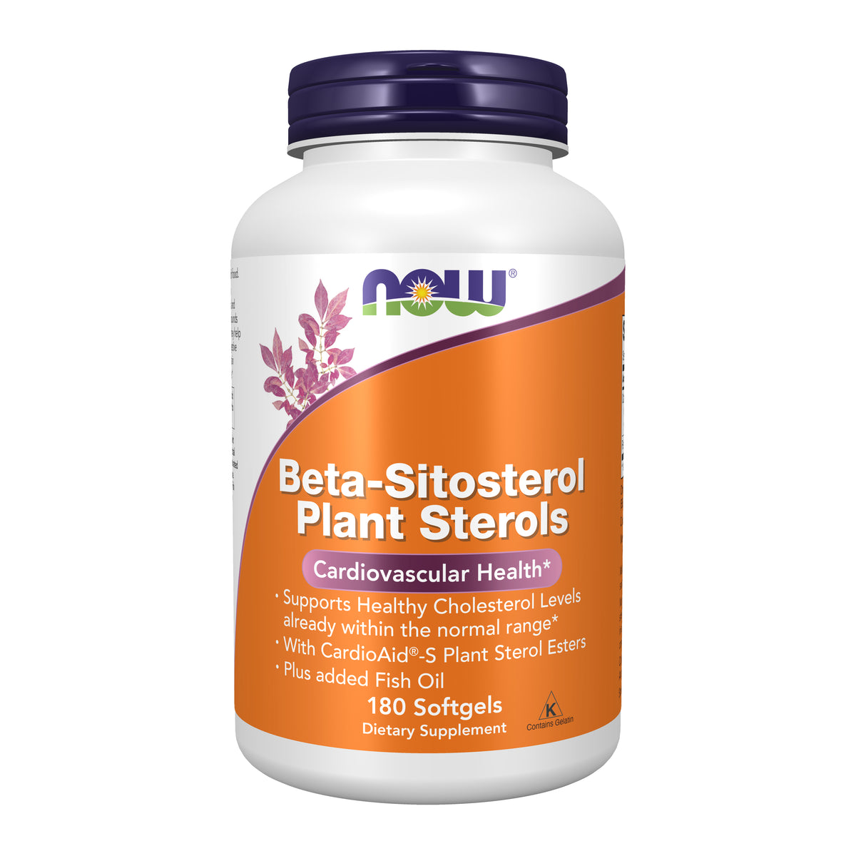 Beta-Sitosterol Plant Sterols - 180 Softgels