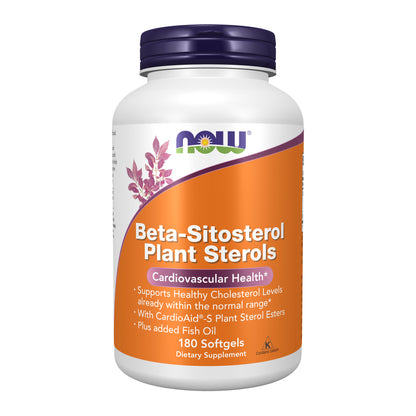 Beta-Sitosterol Plant Sterols - 180 Softgels