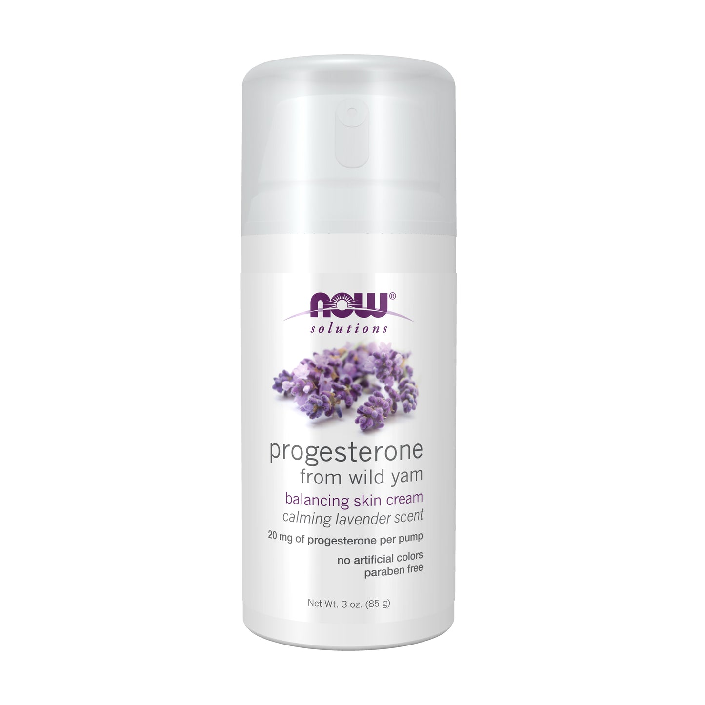 Progesterone from Wild Yam with Lavender Balancing Skin Cream – 3 oz.