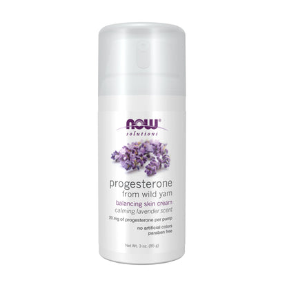 Progesterone from Wild Yam with Lavender Balancing Skin Cream – 3 oz.