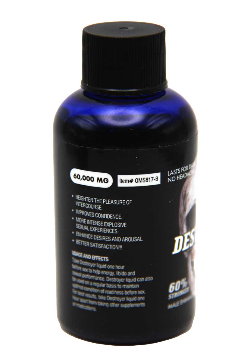 Destroyer 60000mg Male Enhancer 2oz Shot