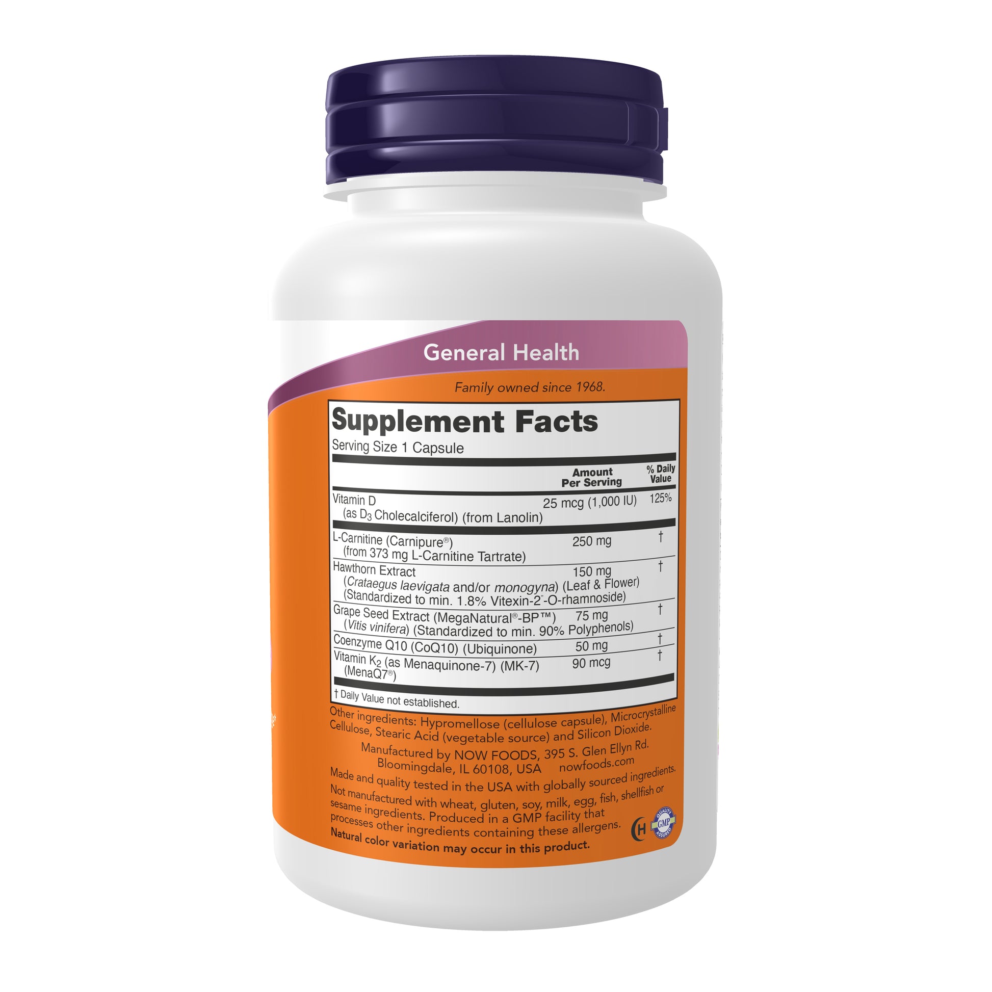 NOW Clinical Cardio 90 capsules for healthy blood pressure support