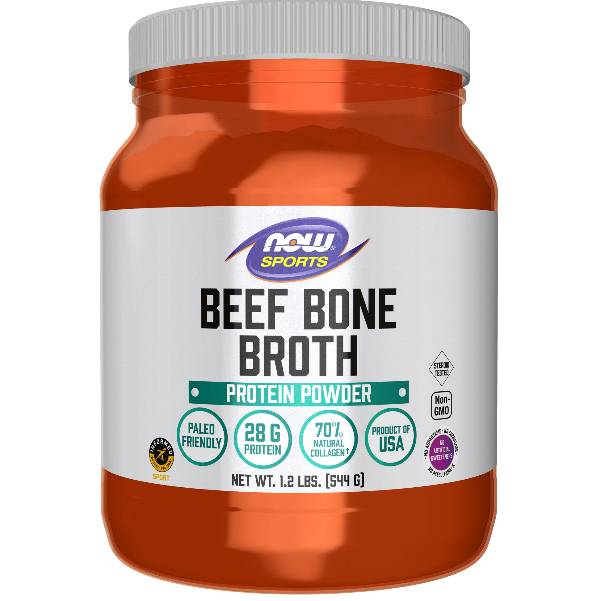 Bone Broth, Beef Powder - 1.2 Lbs.