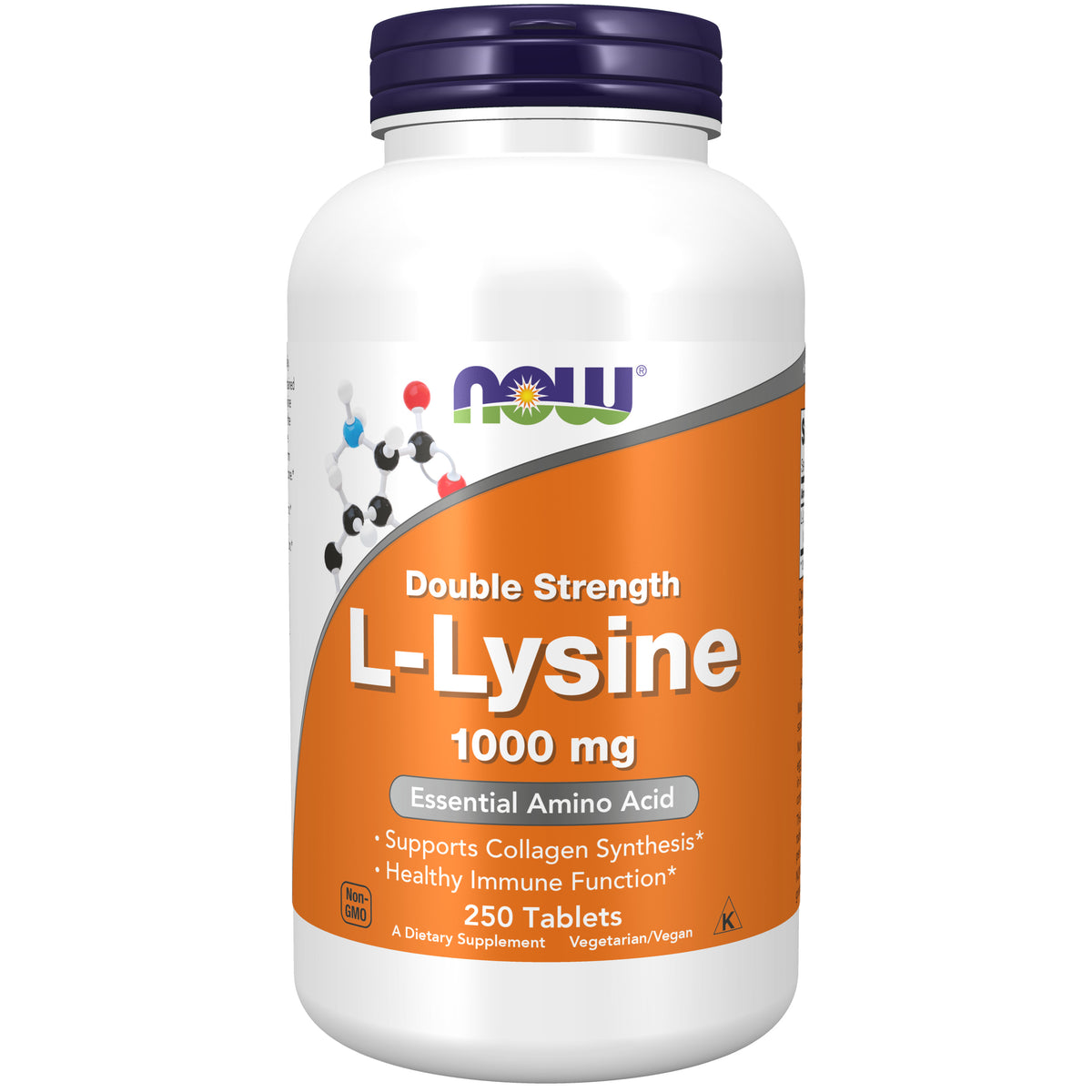 L-Lysine, Double Strength 1000 mg - 250 Tablets