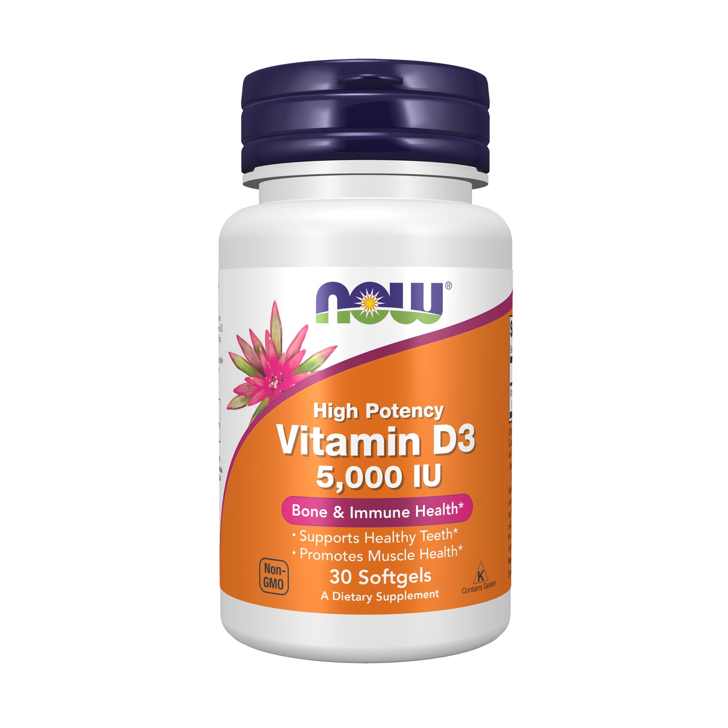 Vitamin D-3 5000 IU - 30 Softgels