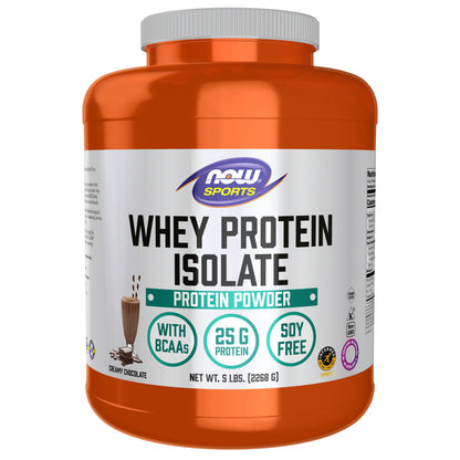 Whey Protein Isolate, Creamy Chocolate Powder - 5 lbs.