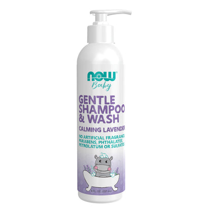 Gentle Baby Shampoo & Wash, Calming Lavender - 8 fl. oz.